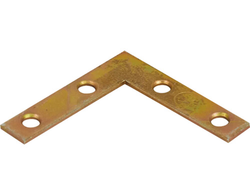 Оконный уголок 50x50x10x1.5 желтый цинк