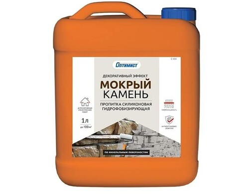 Пропитка C404 ОПТИМИСТ мокрый камень 1л OPL016