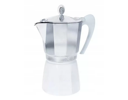 Кофеварка гейзерная G.A.T. DIVA 101509 white 450мл, на 9 чашек, для индукционной плиты