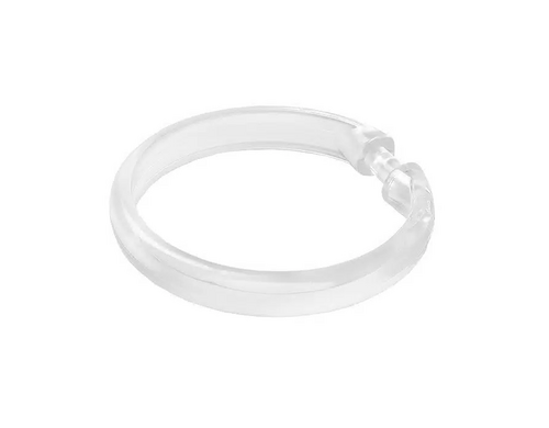 Набор колец  для шторы в ванную комнату IDDIS RID010P Transparent