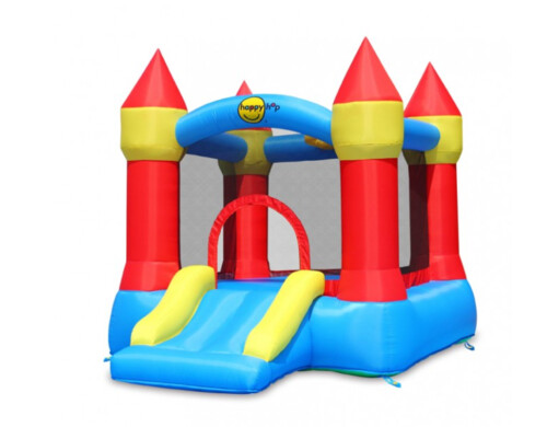 Надувной батут с горкой "Мини крепость" Happy Hop 9221