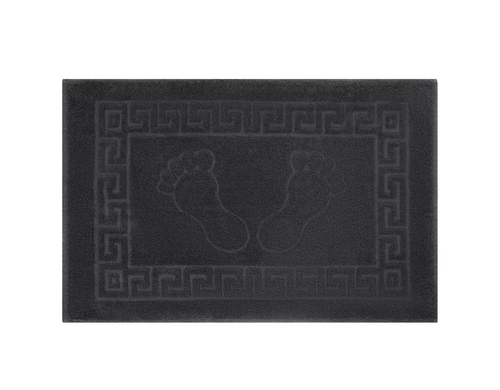 Полотенце-коврик махровое для ног ARTLASPLUS 50х70 см антрацитовый