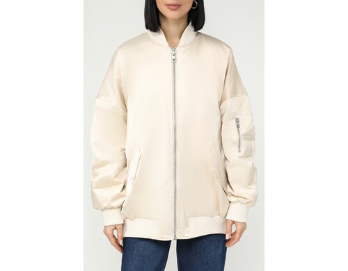 Бомбер женский Esprit Casual 014EE1G342 бежевый XL