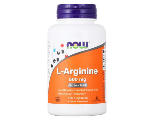 NOW L-Arginine 500 mg, 100 капс