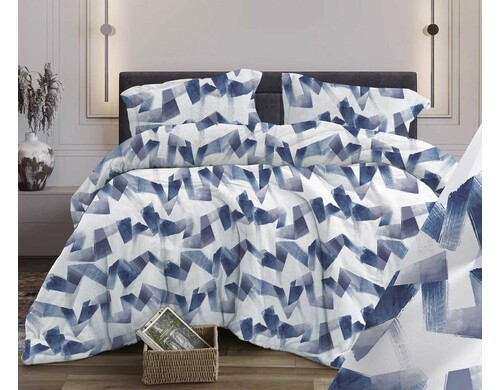 Простыня Ивановотекстиль 99810 на резинке 160х200 см поплин Грей серый