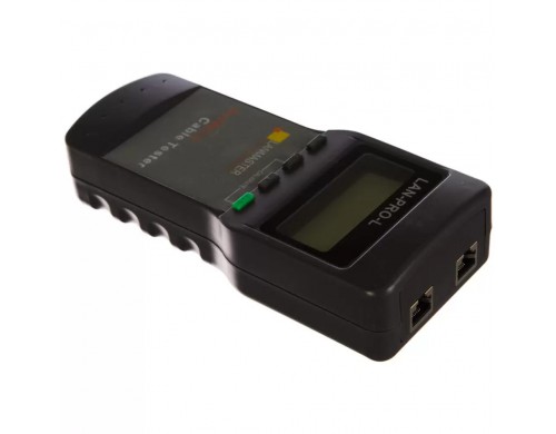 Кабельный тестер LANMASTER с LCD дисплеем и функцией измерения длины LAN-PRO-L