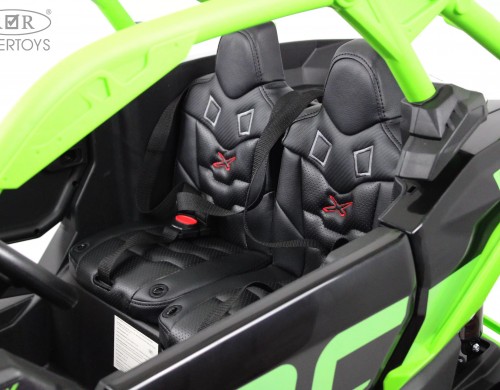 RiverToys Детский электромобиль BRP Can-Am Maverick (Y111YY) зеленый