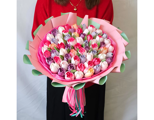 Букет из зефира подарок ZarifSweet Зимняя сказка