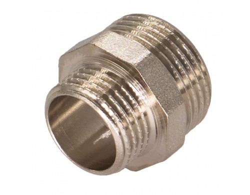 Ниппель латунь СТМ CRRN0212 н/р, 2"x1 1/2", золотистый