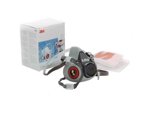 Респиратор профессиональный 3M ( Полумаска ) 6200, размер M, 1 шт. без фильтров