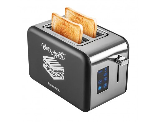 Тостер Tuarex TK-6002 серебристый, черный