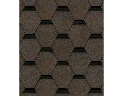 Черепица гибкая Docke Europa Karat коричневая 3 кв.м