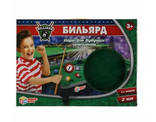 Бильярд настольный Умные игры 2004S110-R (60)