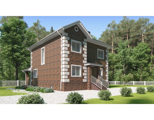 Проект жилого дома STROY-RZN 22-0045А (188,86 м2, 10,13*15,11 м)