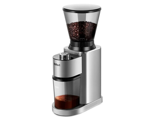 Кофемолка Kitfort KT-7540 серебристый