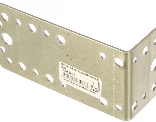 Tech-Krep Уголок крепежный оцинк. 50x130x65x2,0 мм - накл. 124403