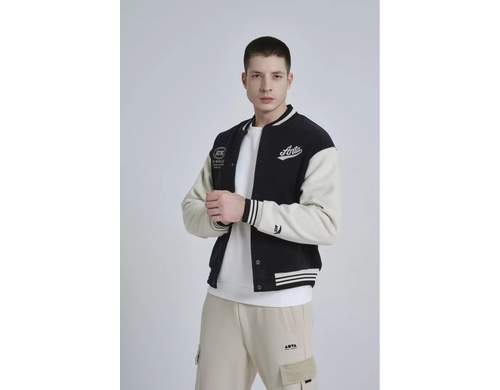 Бомбер мужской Anta 852348726 Vintage sports черный 2XL