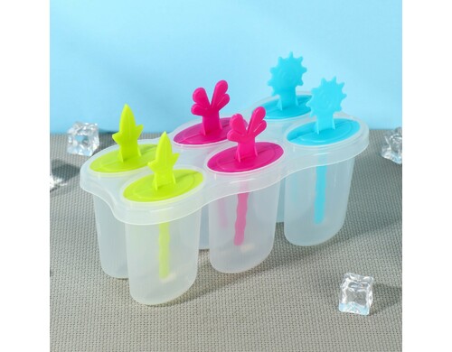 Форма для мороженого «Сказка», 6 ячеек, цвет МИКС