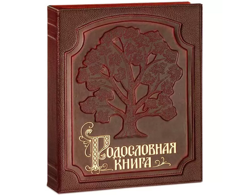 Родословная книга «Изысканная» (обложка из натуральной кожи)