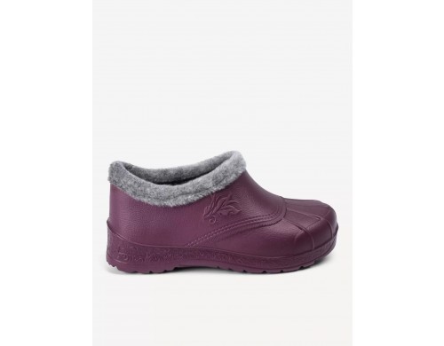 Утепленные галоши женские Grand.M бордовые 39 RU