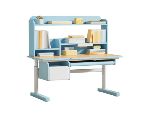 Детский стол Xiaomi Igrow Solid Wood Core Liftable Study Desk 1.2 m Blue (Changjie 8pro)