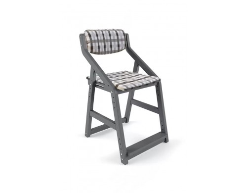 Детский растущий стул Робин WOOD 38 Попугаев цвет серый, клетка