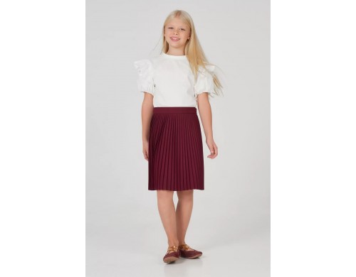 Юбка детская Choupette 429.31 цв.бордовый р.122