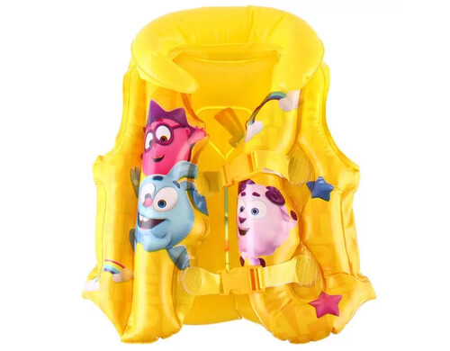 Жилет надувной для плавания, детский, Смешарики