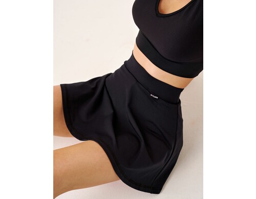 Спортивная юбка женская Fitbomb Y черная 44 RU