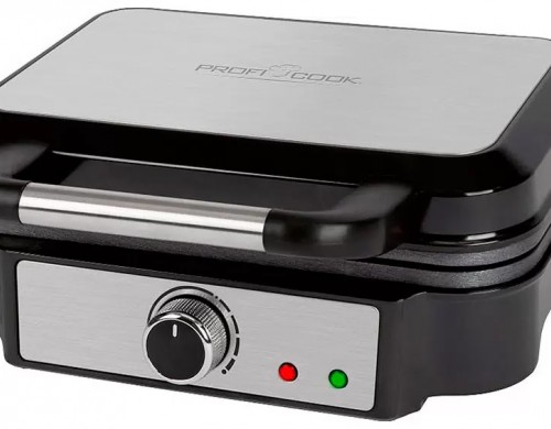 Электровафельница Profi Cook PC-WA 1240 inox серебристая, черная