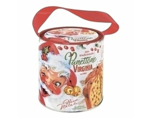Кулич Virginia Amaretti Panettone классический с изюмом и цукатами 750 г