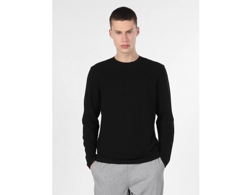 Лонгслив мужской Colin's CL1060482_Q1.V1_BLK черный M