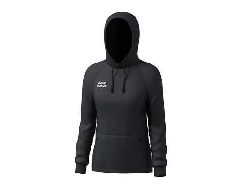 Толстовка женская Mad Wave Flex hoodie women черная XS