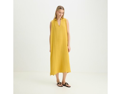 Платье женское Maison David DRESS-2C желтое XS