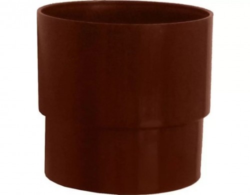 MUROl Муфта водосточной трубы 80 мм, коричневый 12579
