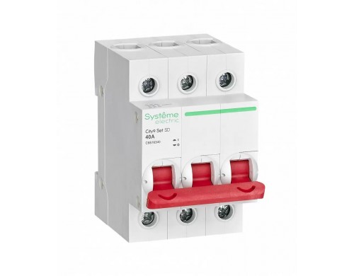 Выключатель нагрузки Schneider Electric City9 Set 3P 40 А, 6 кА, C9S16340