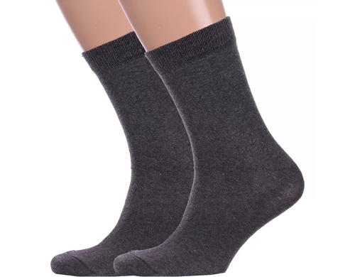 Комплект носков мужских GRAND LINE 2-М-130 серых 29