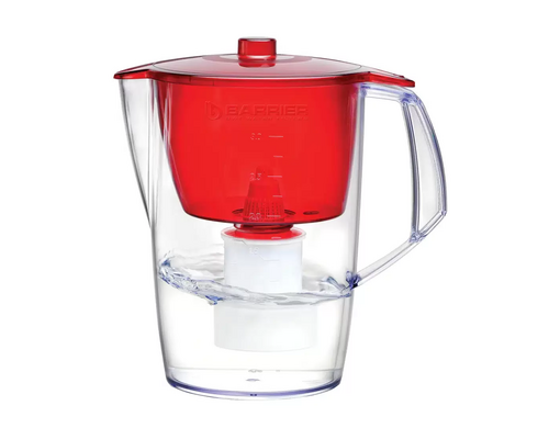 Фильтр-кувшин для очистки воды Барьер Лайт 3.6 л, цвет красный