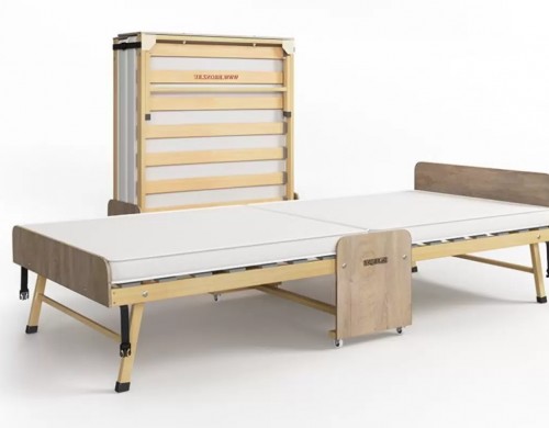 Раскладушка dr. Bronz Основа Сна, дуб эндгрейн