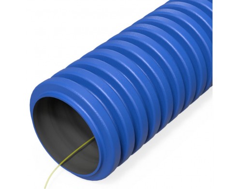 Промрукав Труба гофрированная двустенная ПНД гибкая тип 450 SN34 с/з синяя d32 50м PR15.02