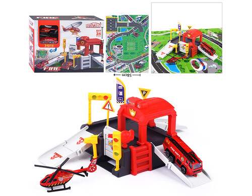 Парковка 660-S06 Пожарная в коробке