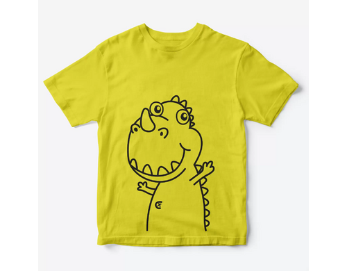 Футболка детская SHARP&CUT CDB788535, желтый с черным-2, 128