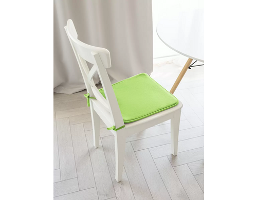 Подушка на стул DeNASTIA мемори 40x35x38 зеленый P111123