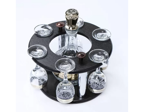 Мини-бар "Вдохновение" барная стойка, графин, 6 рюмок