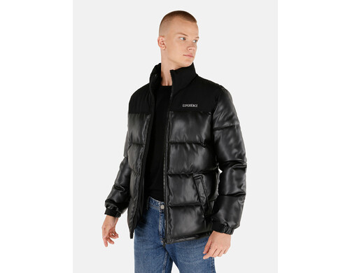 Кожаная куртка мужская Colin's CL1065806 черная M