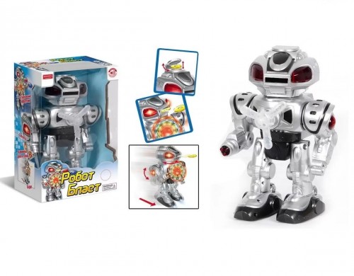 Робот Junfa ZY343620 электромеханический, Бласт, стреляет дисками, свет, звук