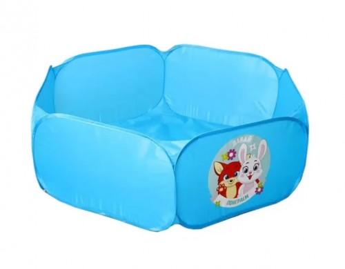 Сухой бассейн Школа талантов Давай поиграем, голубой, 100х100х35 см 3638271