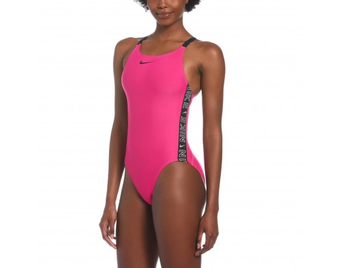Купальник слитный женский Nike Swim NESSB130 розовый 36