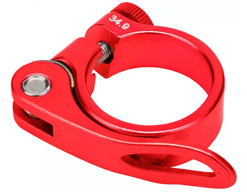 Зажим подседельной трубы STELS BLF-Z1 34,9мм(красный)