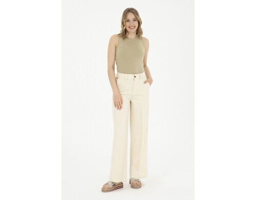 Брюки женские U.S. POLO Assn. G082SZ0780HAROY бежевые 42